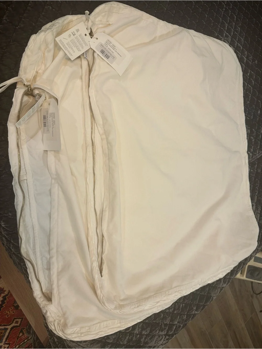 Bella Notte Harlow Euro Sham - Winter White**NWT**🪷